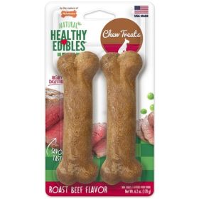 Nylabone Healthy Edibles Wholesome Dog Chews (Option: Roast Beef Flavor  Wolf (2 Pack))